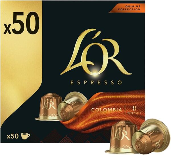 LOR Espresso Cafe Colombia 50 capsulas
