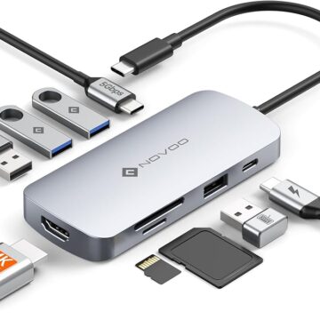 NOVOO Docking Station USB C 9 en 1