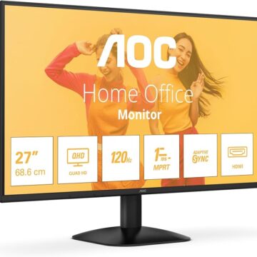 Monitor AOC 27" QHD 120Hz por 102,47€ (−31%)
