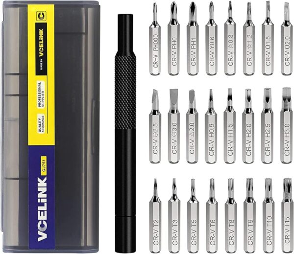 Kit destornilladores de precisión VCELINK 25 en 1