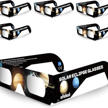 Gafas Eclipse Solar Homologadas efekol (pack 6) por 8,57€ (−14 %)