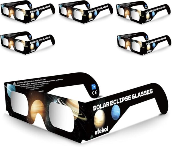 Gafas Eclipse Solar Homologadas efekol (pack 6) por 8,57€ (−14 %)