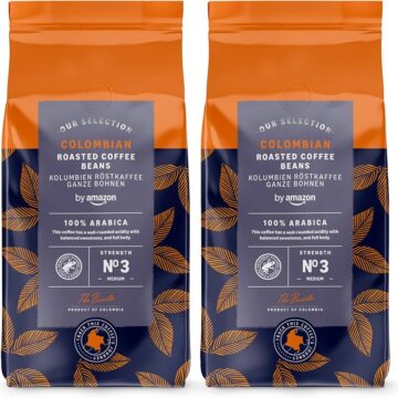 By Amazon Cafe Colombiano en Grano 1Kg
