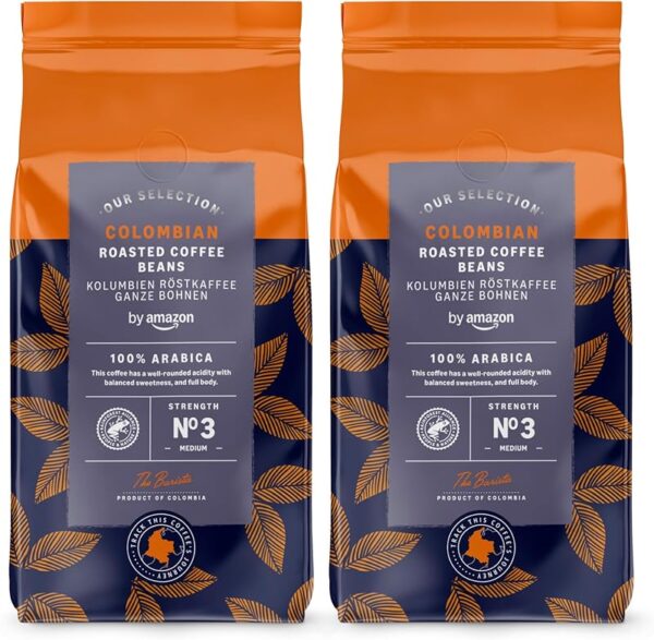 By Amazon Cafe Colombiano en Grano 1Kg