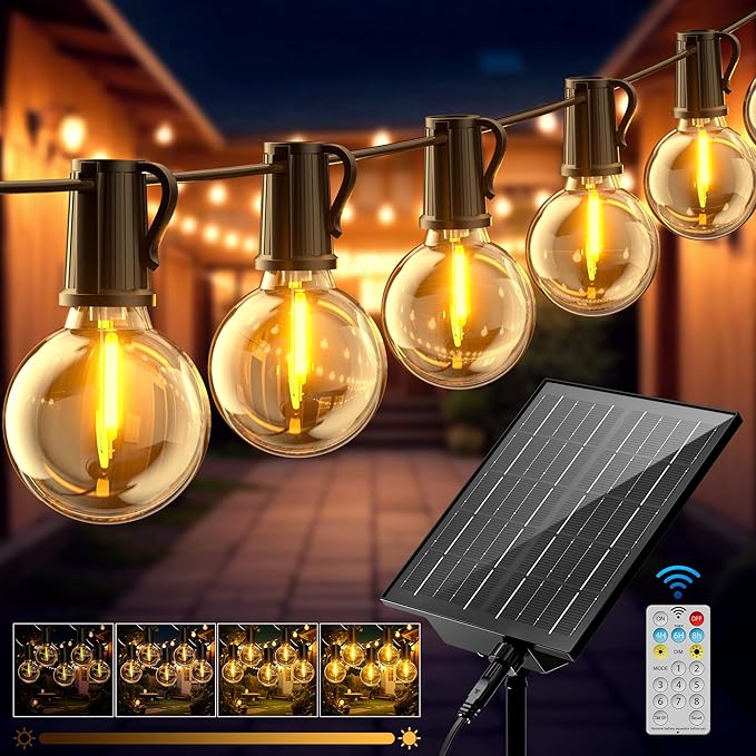 Guirnalda de luces solares para exterior por 21,98€ (−27%)