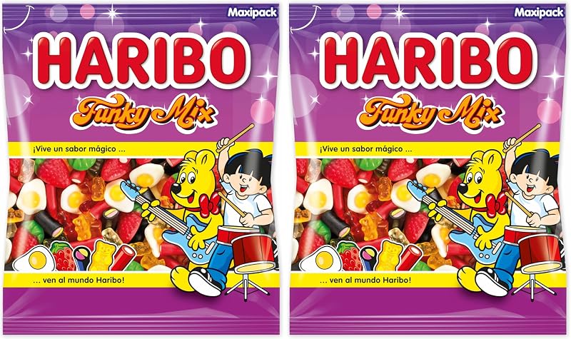 Pack de 2 kg de gominolas Haribo Funky Mix