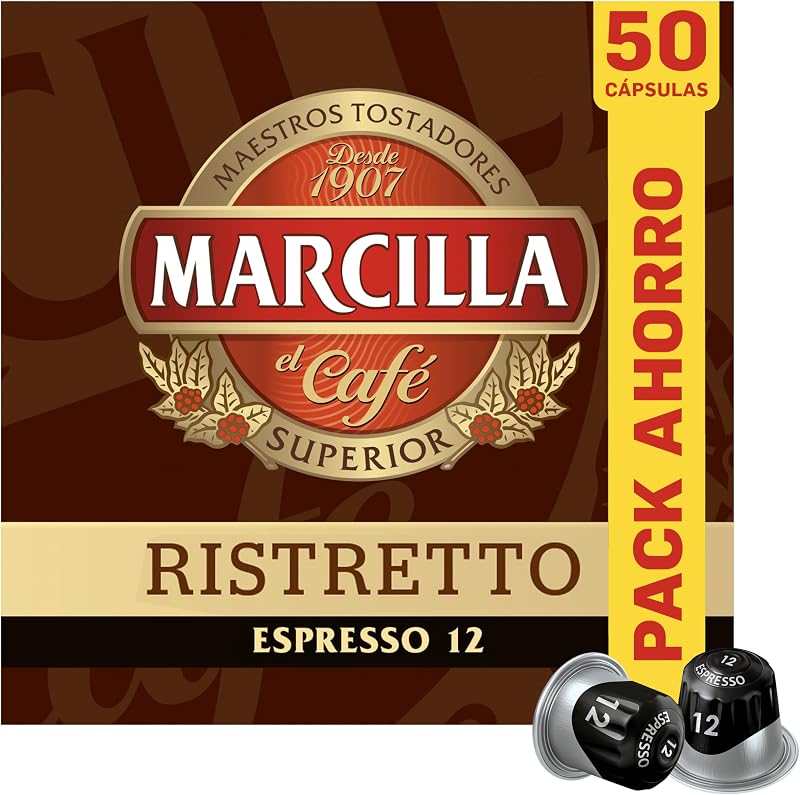 Cápsulas Marcilla Ristretto