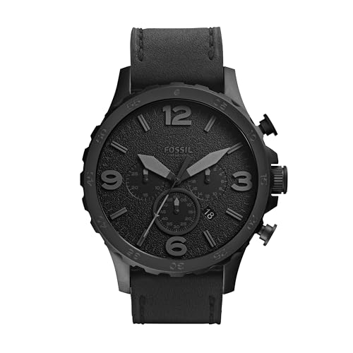 Ofertón Reloj Fossil Nate con correa de piel por 95€ (−50%)