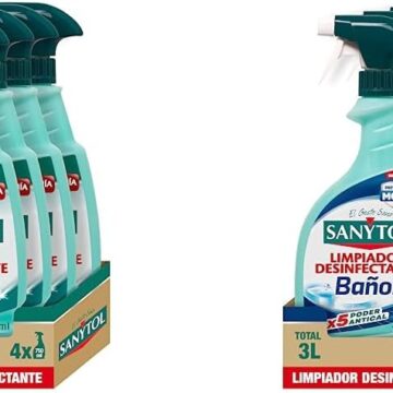 Pack 4 x 750 ml Sanytol limpiador desinfectante multiusos