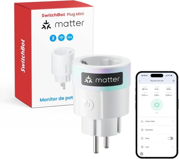 Enchufe inteligente SwitchBot Matter Plug Mini