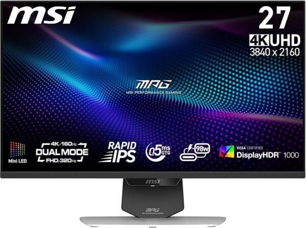 Monitor MSI MPG 274URDFW E16M de 27 pulgadas 4K
