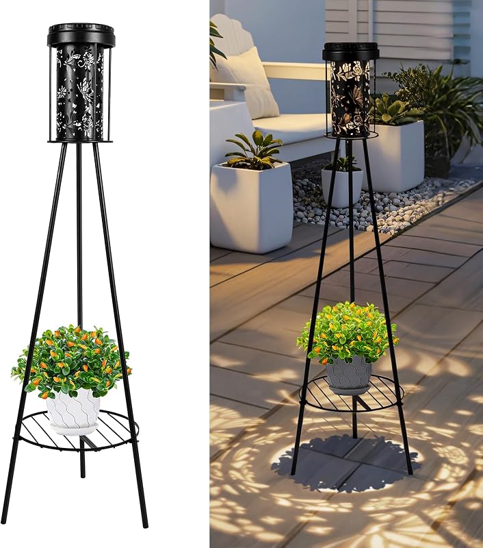 Lámpara solar exterior Auting con diseño de mariposa