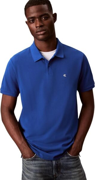 Polo de piqué Calvin Klein Monogram para hombre