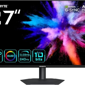 Monitor gaming OLED GIGABYTE GO27Q24A de 27 pulgadas