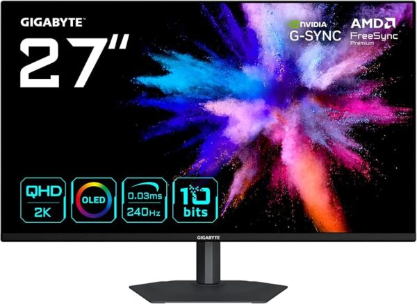 Monitor gaming OLED GIGABYTE GO27Q24A de 27 pulgadas
