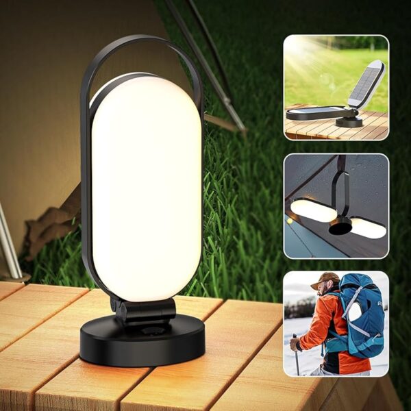 Luz de camping recargable Hapfish de 5000 mAh