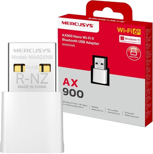 Adaptador WiFi USB Mercusys MA60XNB