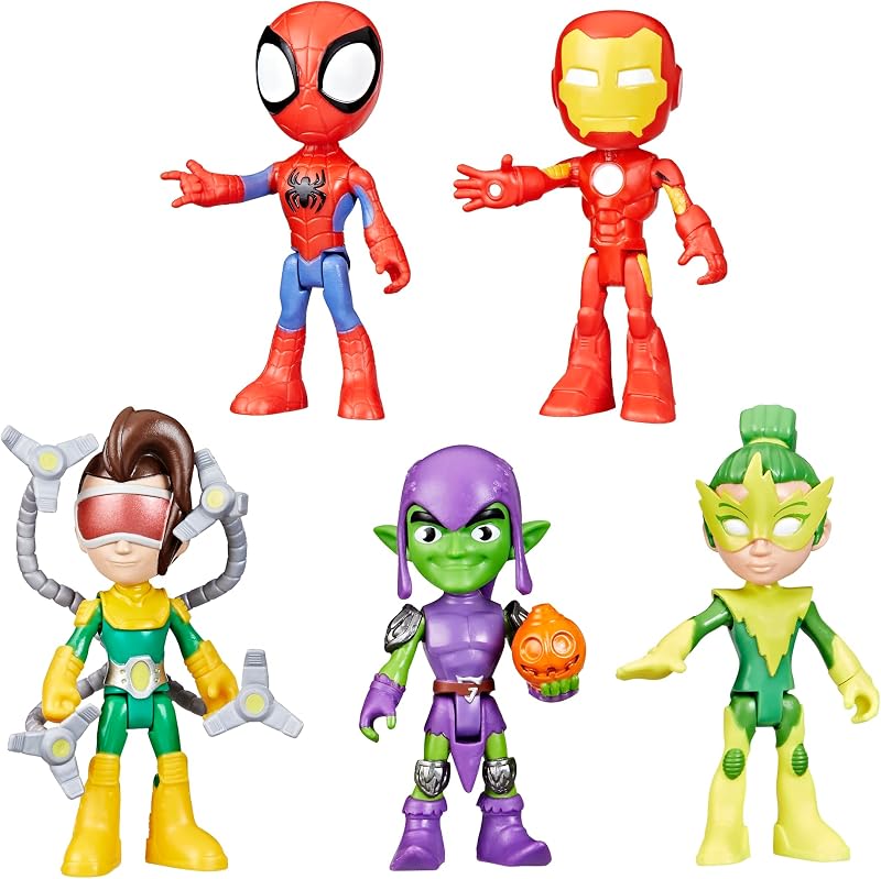 Pack 5 figuras Hasbro Spidey y su superequipo