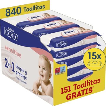 Dodot Toallitas Bebé Sensitive 840 unidades