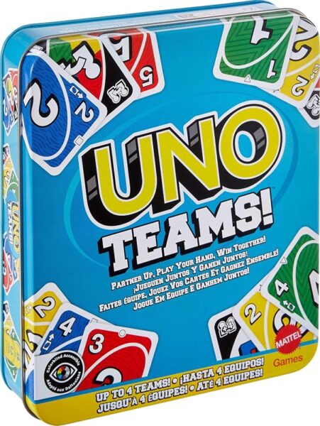 Juego de cartas UNO Teams en lata