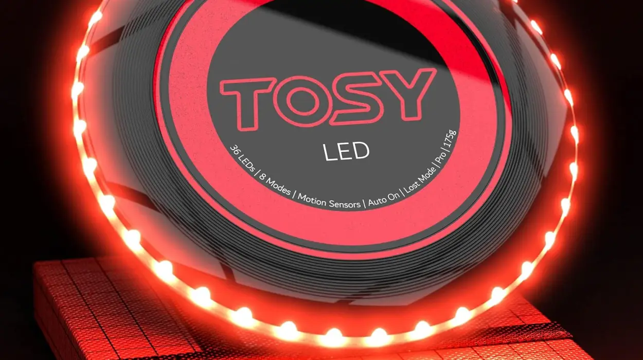 Disco volador TOSY de 36 LEDs recargable por 16,24€ (−58 %)