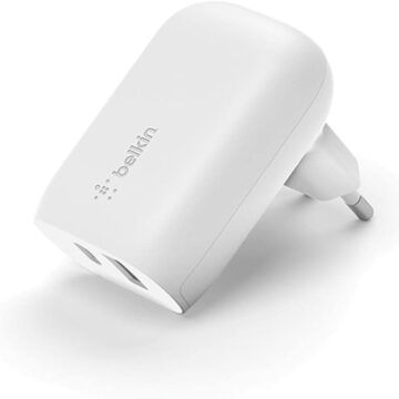 Cargador doble Belkin BOOSTCHARGE de 37 W