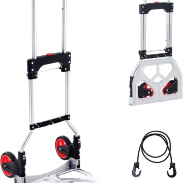 Carretilla de mano plegable VEVOR de aluminio 80 kg