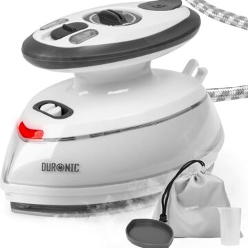 Duronic SI3 WE, plancha de viaje mini de 400 W con vapor, por 19,54€ (−46 %)