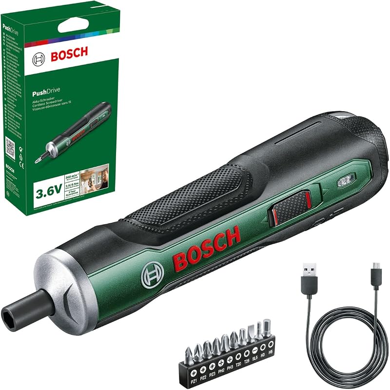 Destornillador a batería Bosch PushDrive