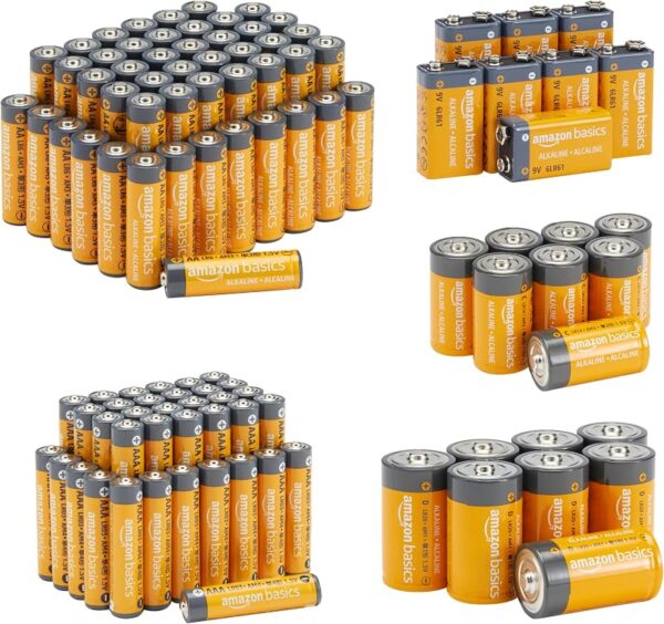 Amazon Basics pack 108 pilas alcalinas