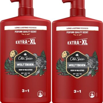 Old Spice Wolfthorn gel y champú 3 en 1 2x1L