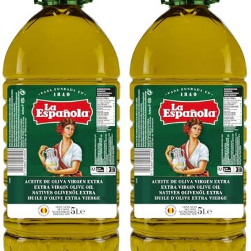 Pack de 2 garrafas de aceite de oliva virgen extra La Española de 5 litros