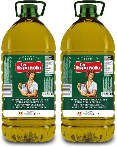 Pack de 2 garrafas de aceite de oliva virgen extra La Española de 5 litros