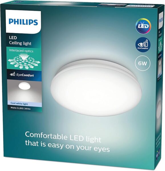 Plafón LED de techo Philips Moire de 6 W