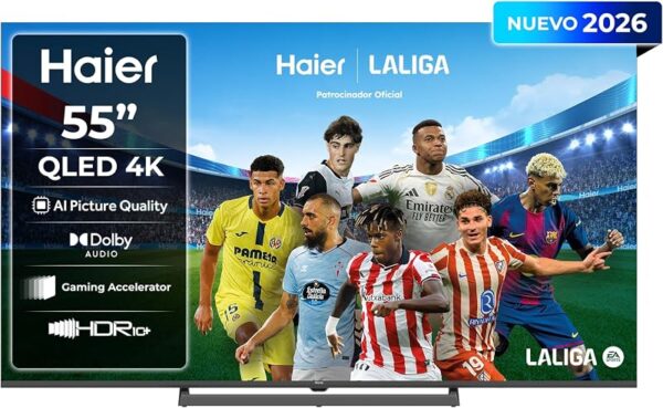 Smart TV Haier H6 QLED 4K 55 pulgadas