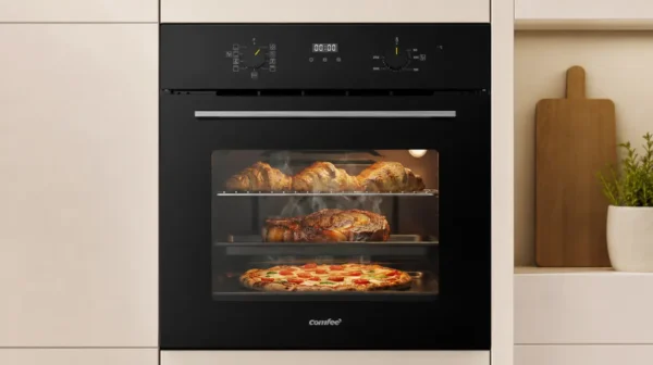 Horno empotrable Comfee CBO70M80D2-BK de 70 l