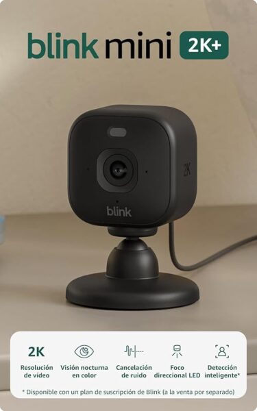 Blink Mini 2K+ cámara de seguridad de interior