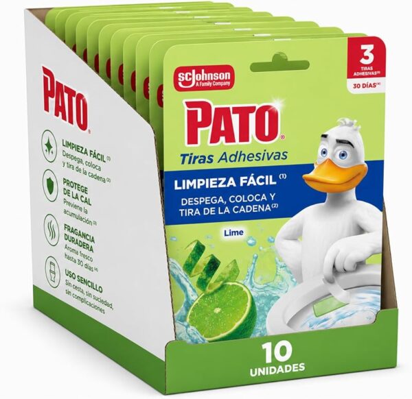 Pato tiras adhesivas WC Lima