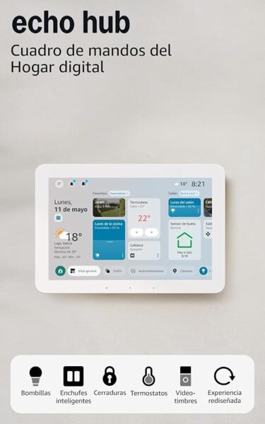 Amazon Echo Hub panel de control del hogar digital